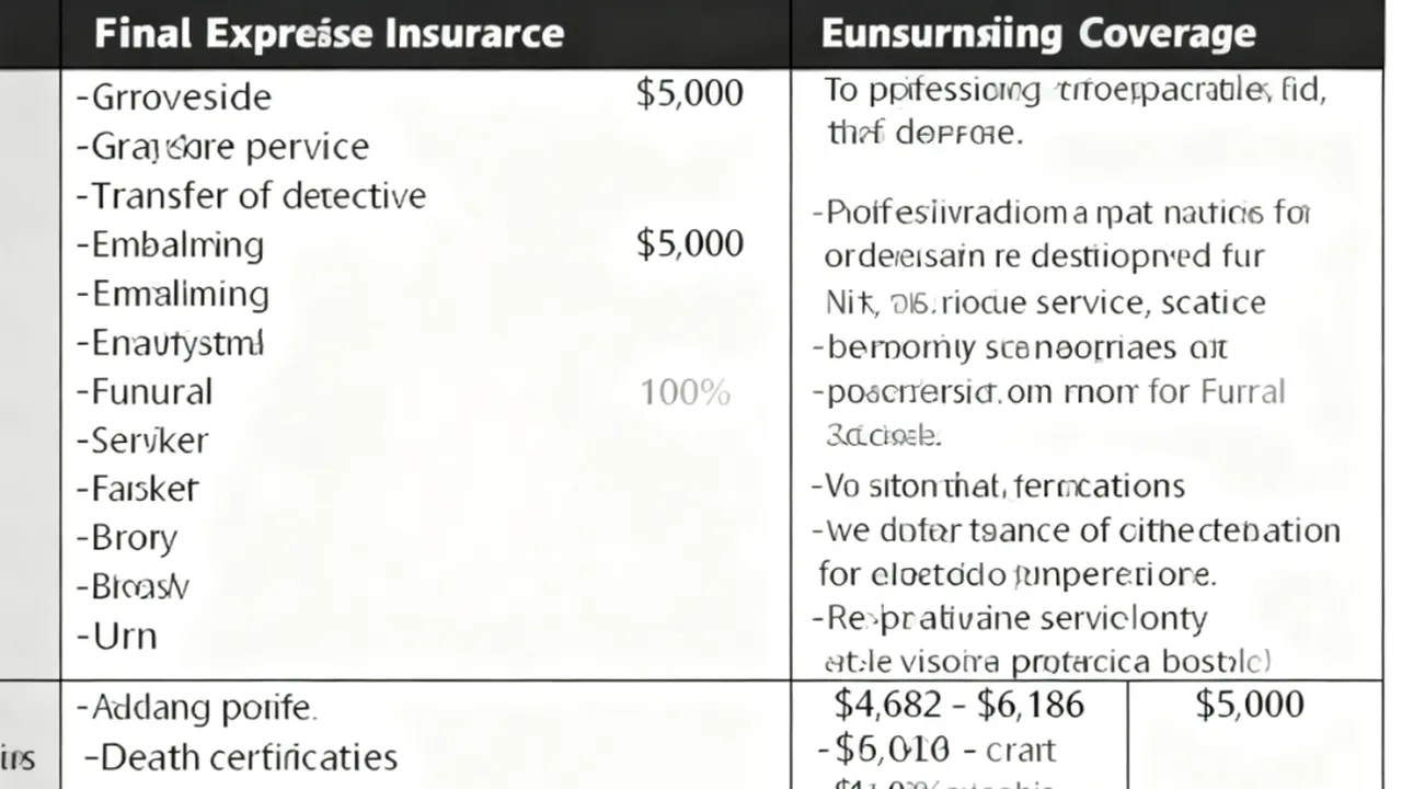 Final Expense Insurance: Ensuring Coverage for Funeral Costs